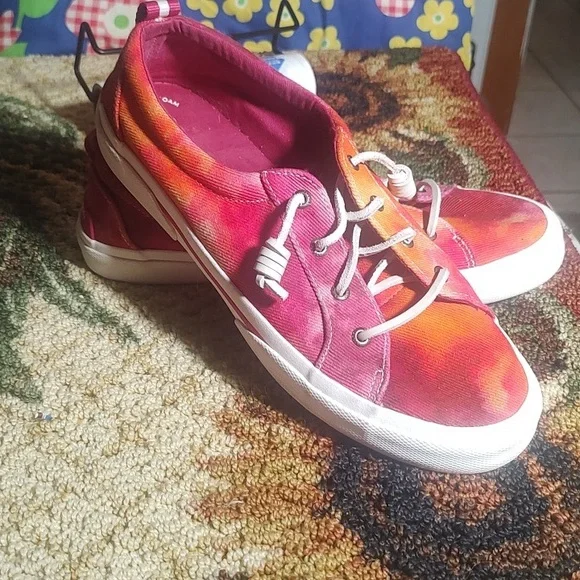 Woman's Sperry Shoes GC size 10 Va Tech Colors - Picture 4 of 4